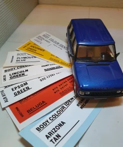 Land Rover Body Colour Identification Paint Colour Code Decals